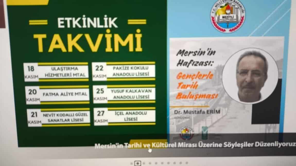 Mezitli İlçe Milli Eğitim Müdürlüğü tarafından düzenlenen 